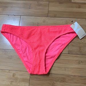 Lively bright coral medium bottoms